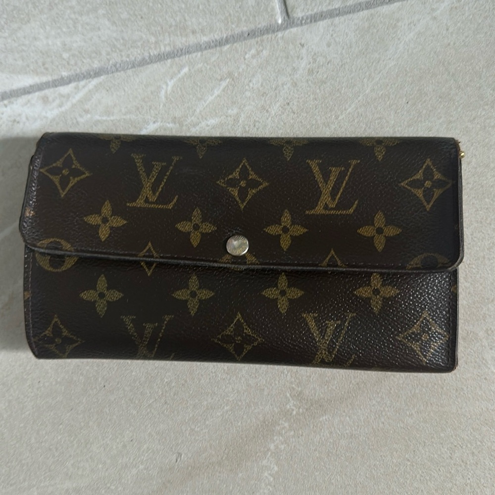 Vintage Louis Vuitton monogram long wallet
